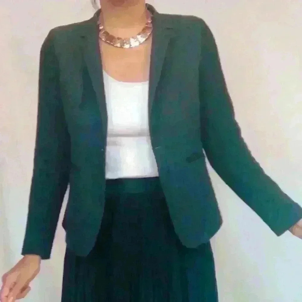 Designer wool blazer - Picture 4 of 10